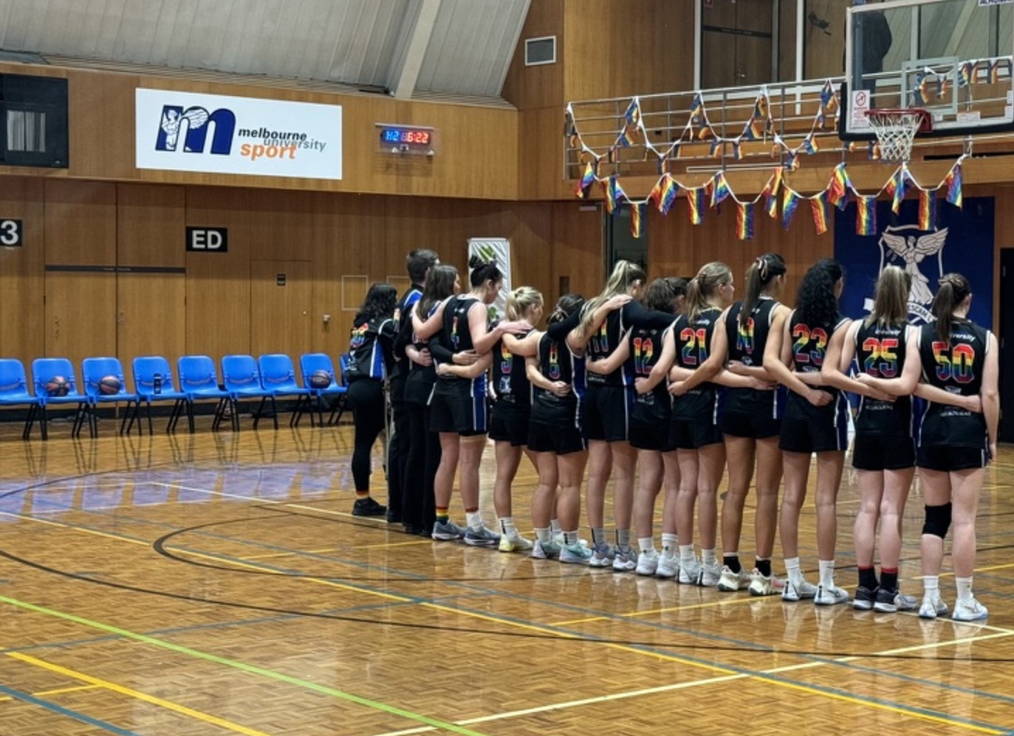 Melbourne University Basketball Club Celebrates